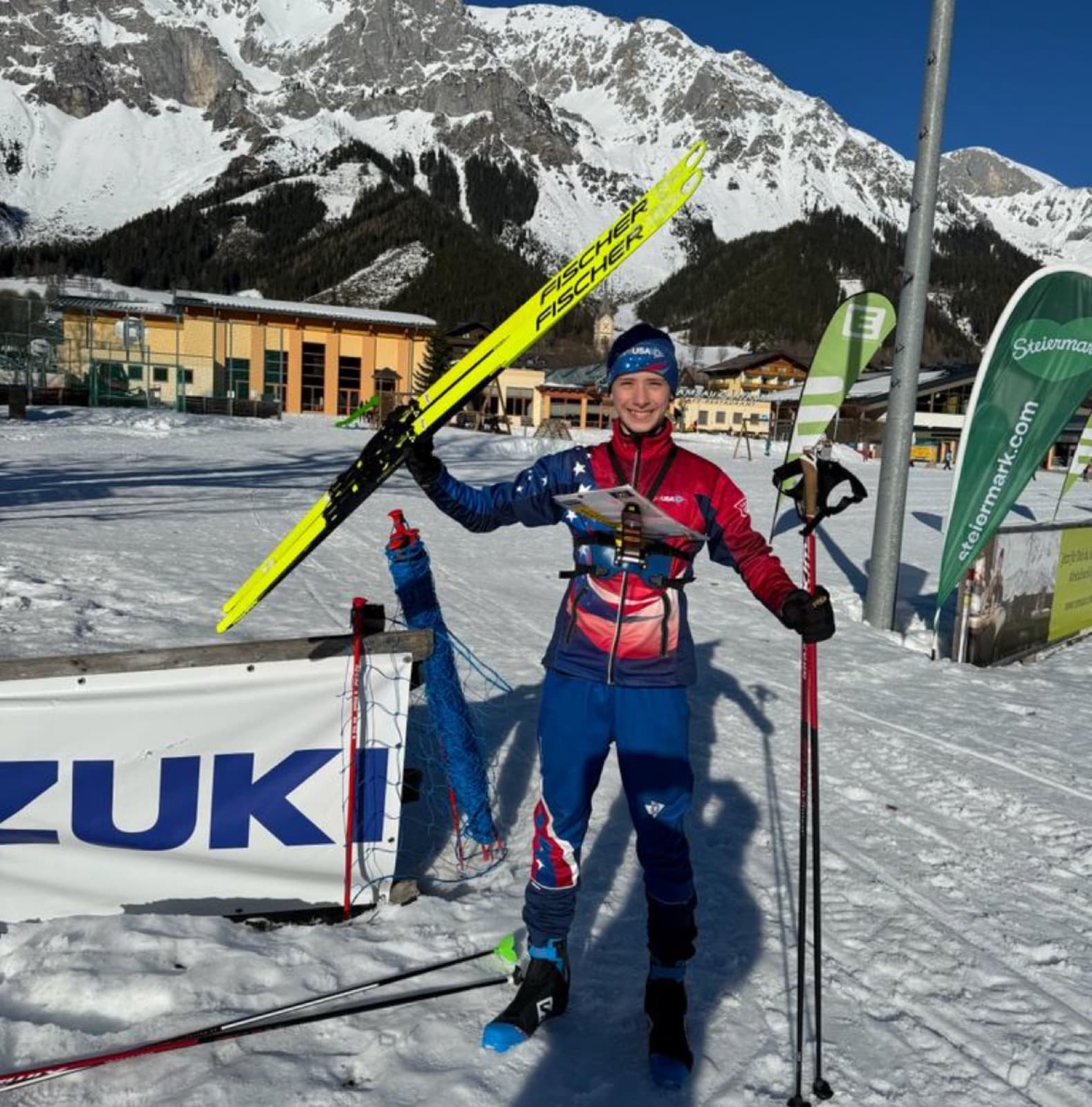 Erik Fey cross-country skiing technique
